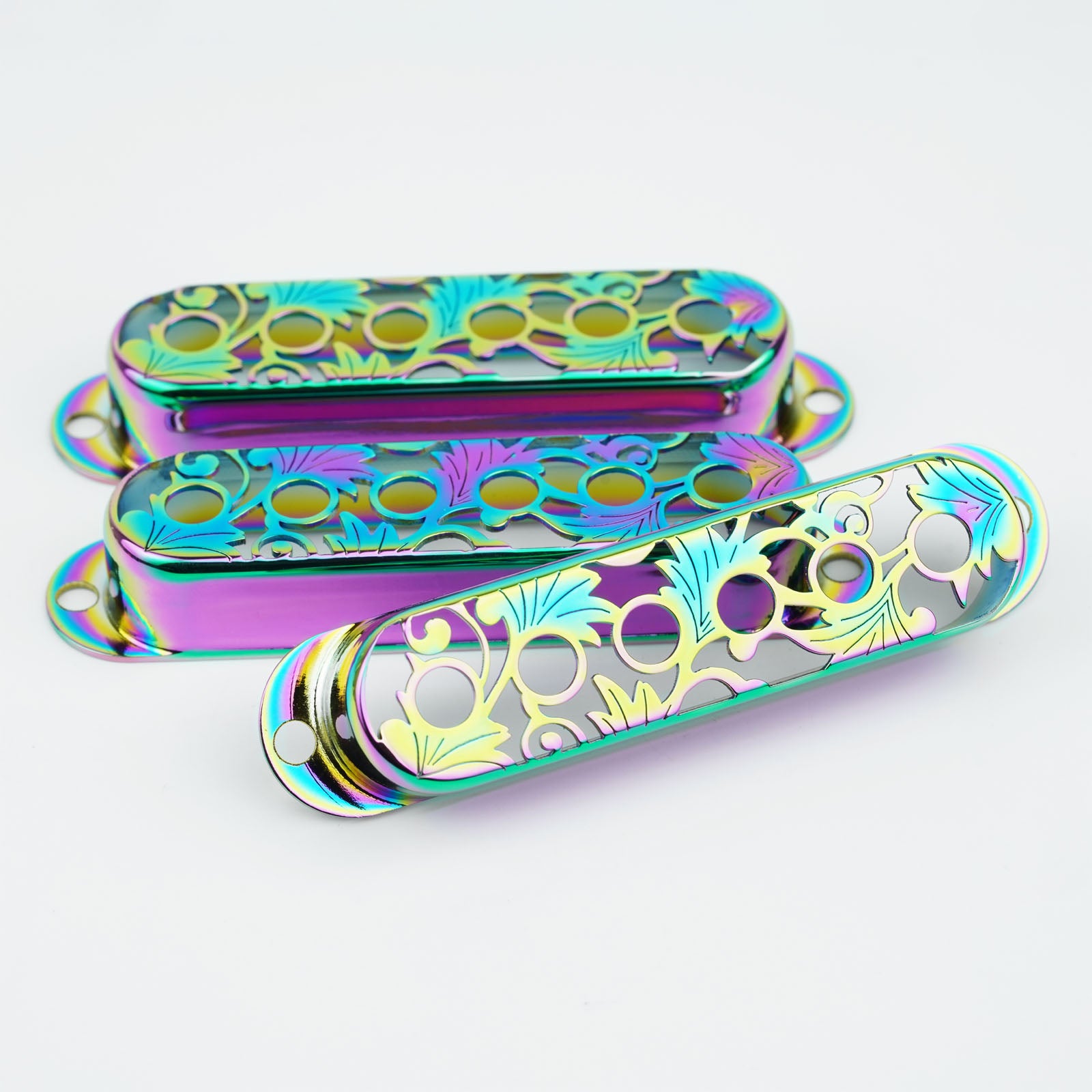 Single Coil Pickup Covers – Copper Hollow Design 52mm | Guyker