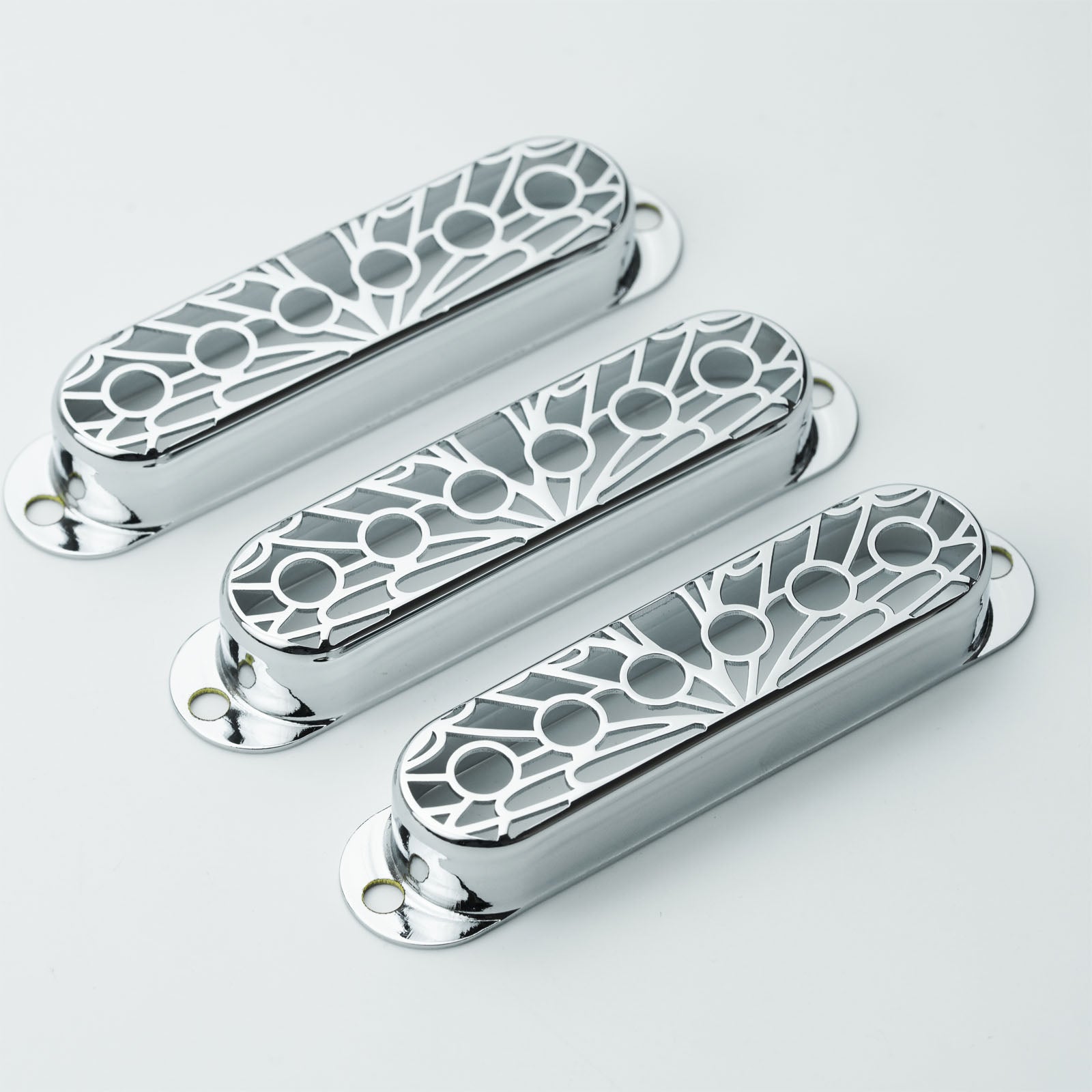 Single Coil Pickup Covers – Copper Hollow Out 52mm Spacing | Guyker