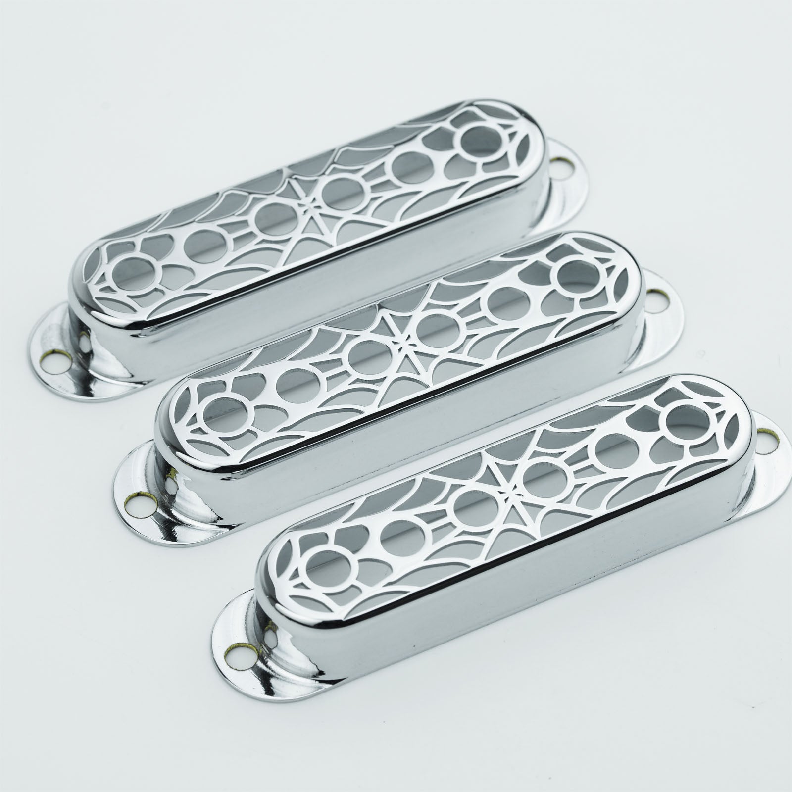 Single Coil Pickup Covers – Spider Web Copper 52mm | Guyker
