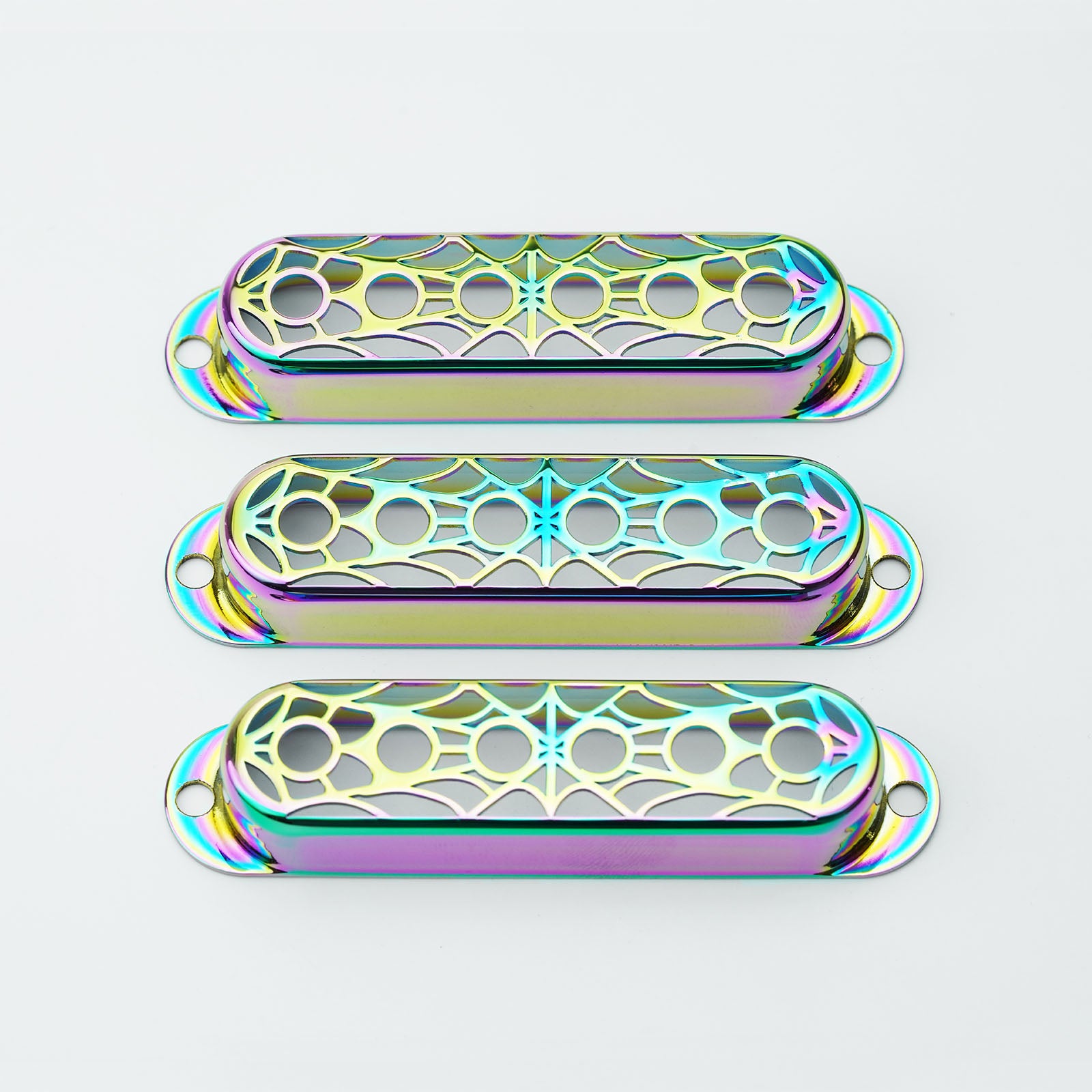 Single Coil Pickup Covers – Spider Web Copper 52mm | Guyker