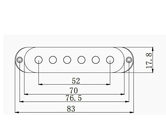 Size Single Coil Pickup Covers – Spider Web Copper 52mm | Guyker