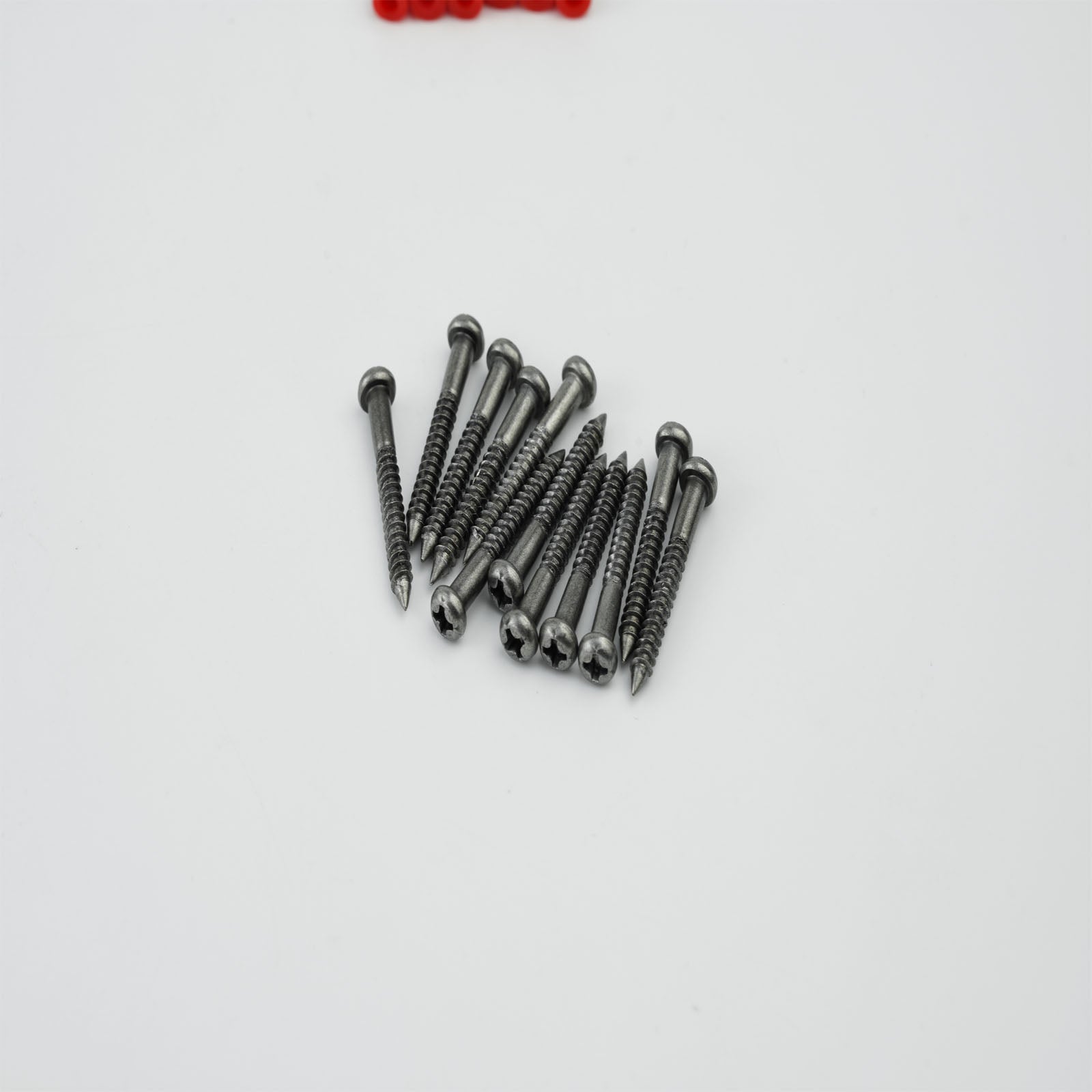 Stainless Steel Bridge Mounting Screws 12pcs for Guitar & Bass | Guyker