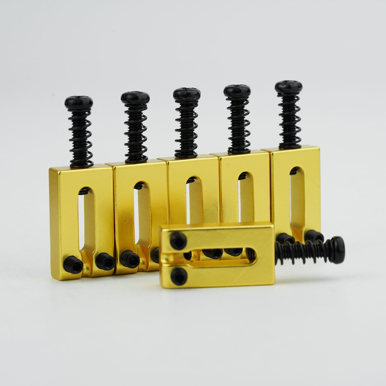 Stainless Steel Guitar Bridge Saddles 10.5mm / 10.8mm Spacing | Guyker