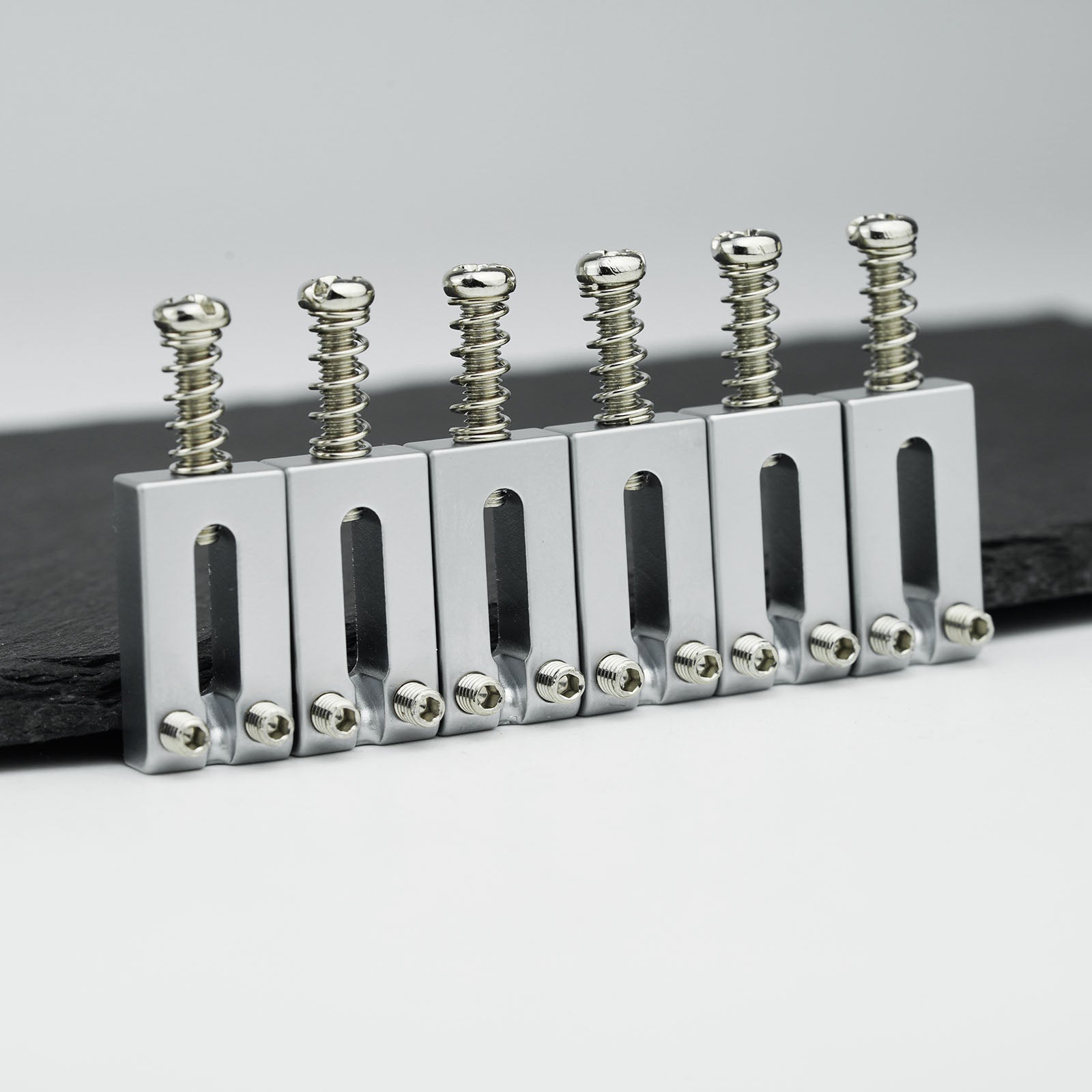 Stainless Steel Guitar Bridge Saddles 10.5mm / 10.8mm Spacing | Guyker