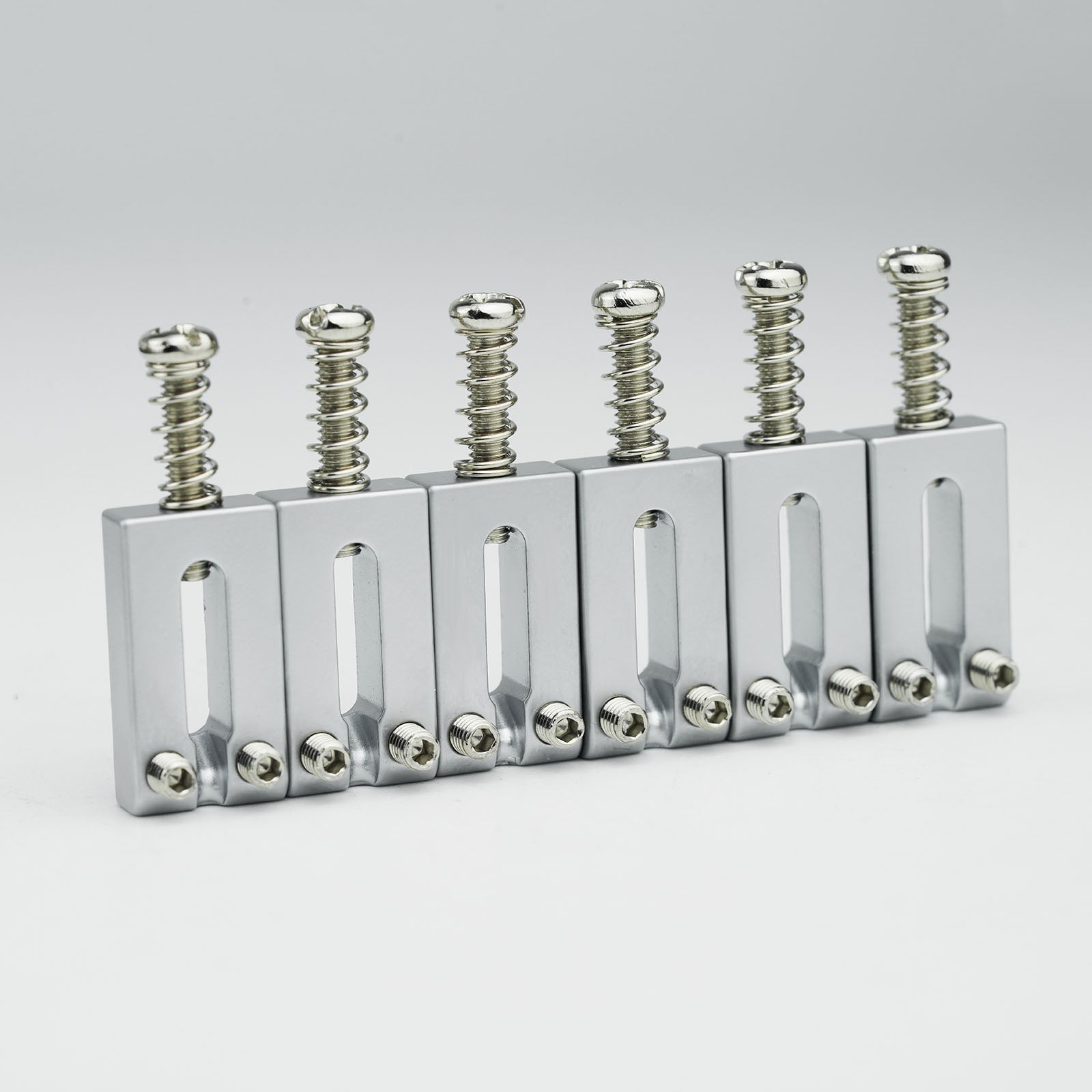 Stainless Steel Guitar Bridge Saddles 10.5mm / 10.8mm Spacing | Guyker