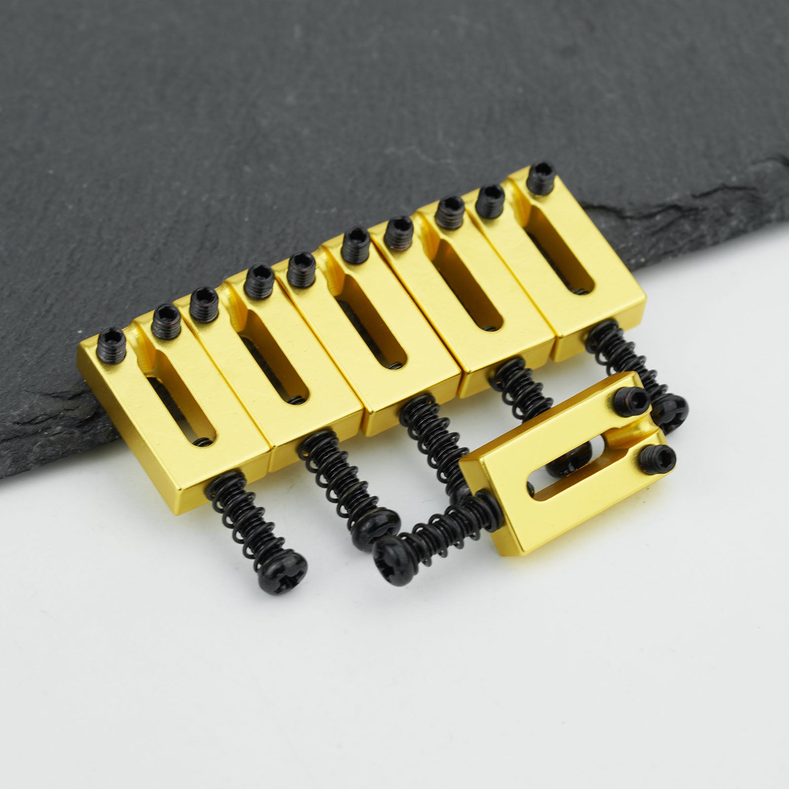 Stainless Steel Guitar Bridge Saddles 10.5mm / 10.8mm Spacing | Guyker