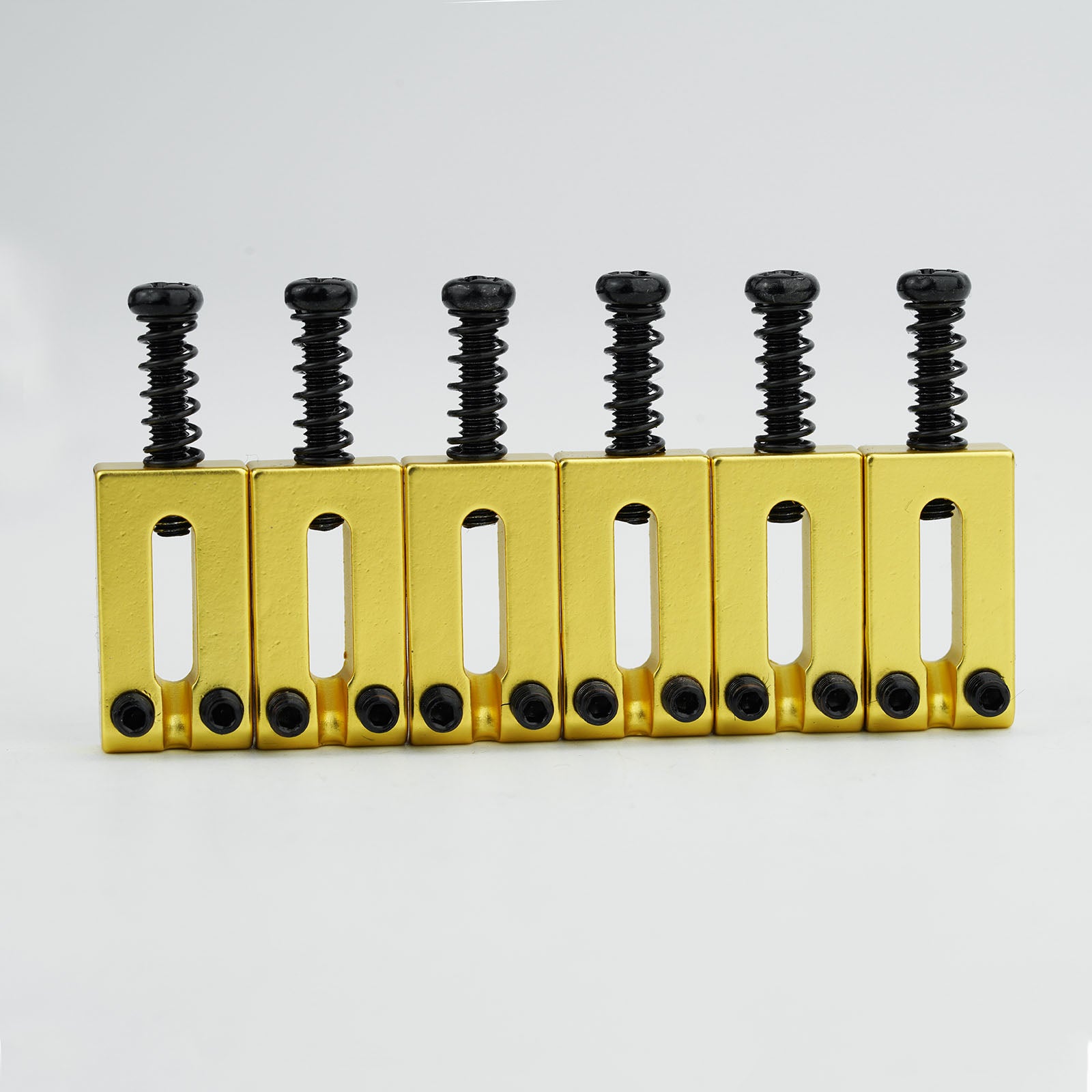 Stainless Steel Guitar Bridge Saddles 10.5mm / 10.8mm Spacing | Guyker