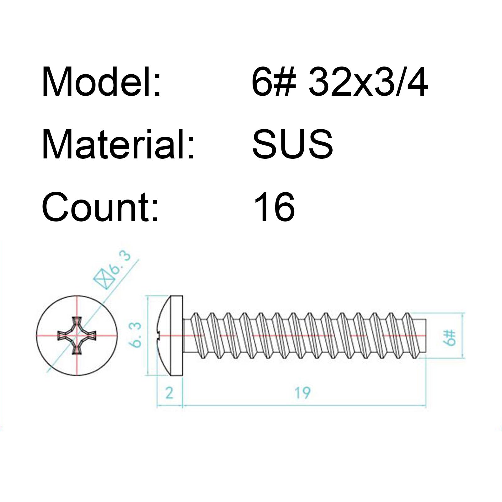 Stainless Steel Mounting Screws for Pickups & Selector Switches | Guyker