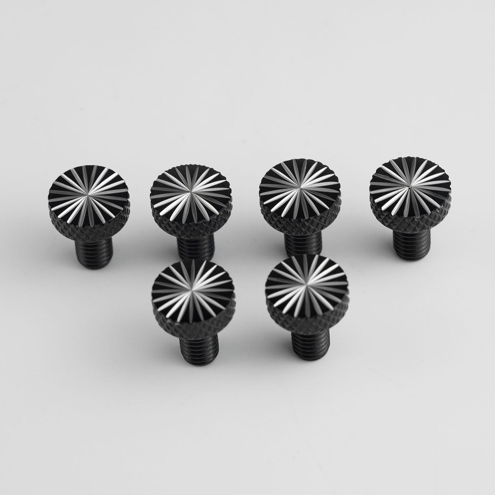 Starburst Pattern Saddle Fine Tuning Screws Set for Floyd Rose Tremolo Guyker