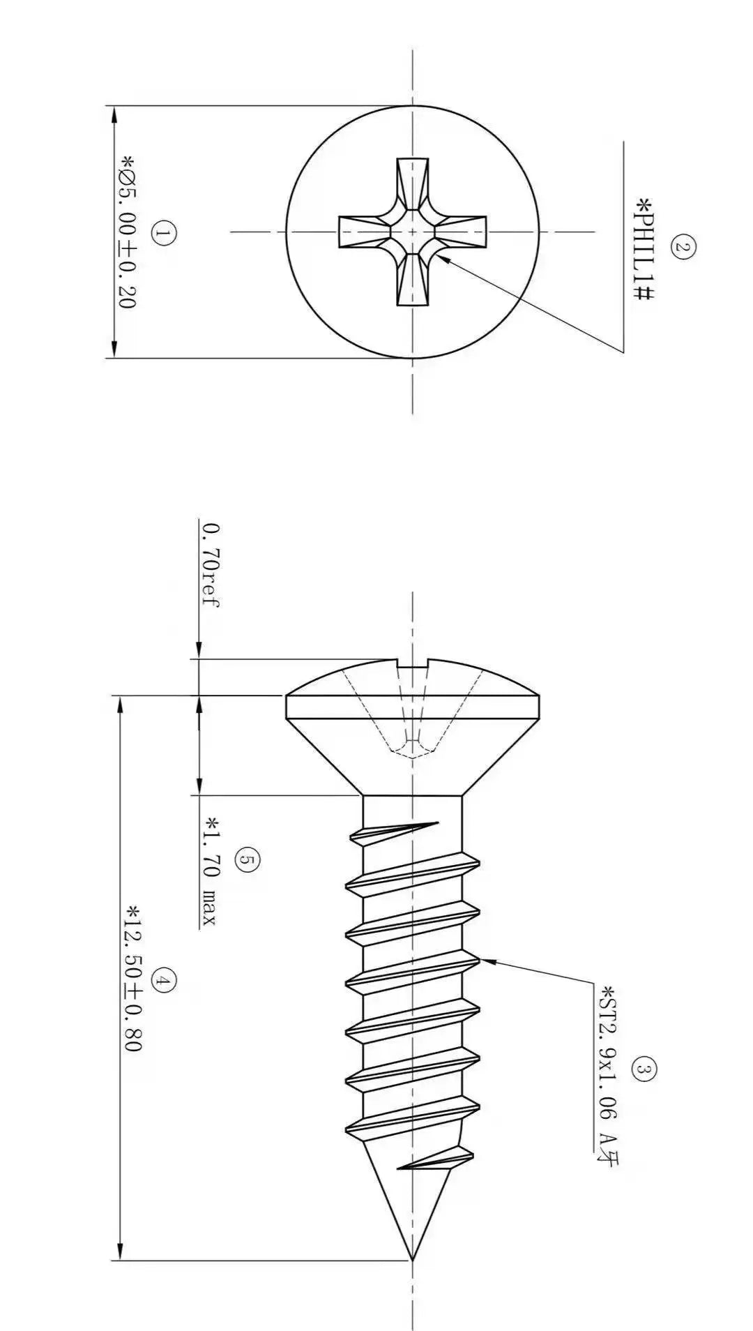 Steel Guard Screws for ST/TL Electric Guitar & Bass Panels | Guyker