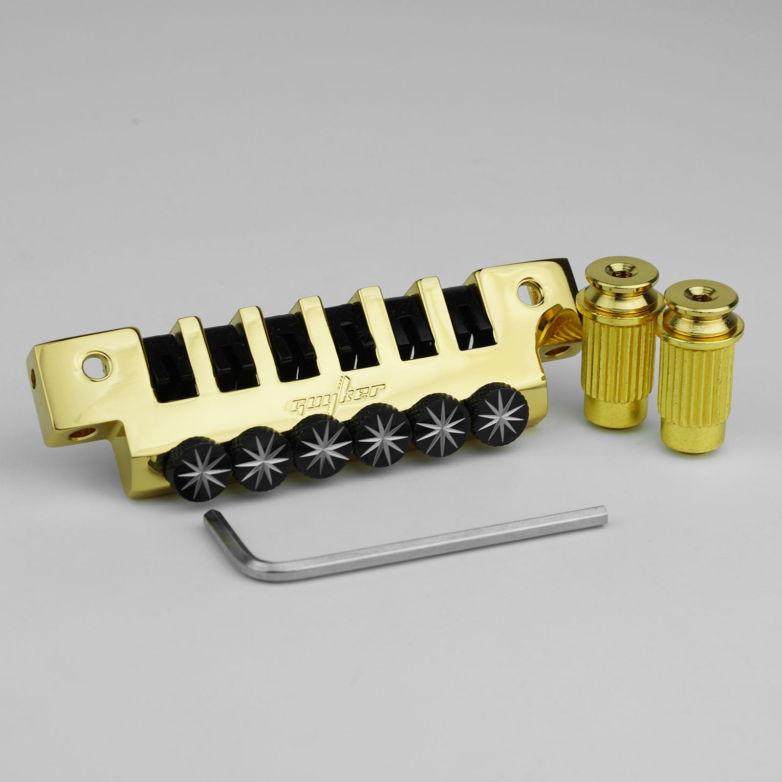 Stop Bar Tailpiece with Studs for LP SG ES Guitar Guyker