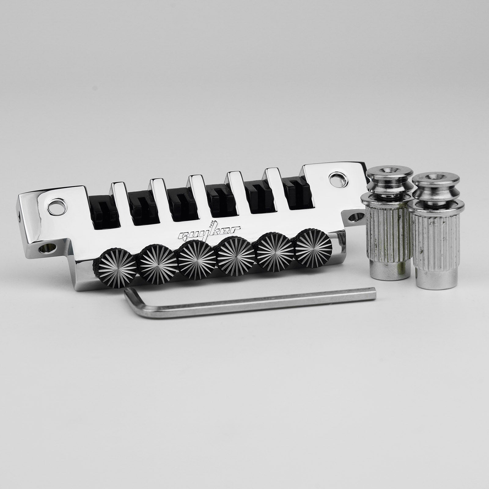 Stop Bar Tailpiece with Studs for LP SG ES Guitar Guyker