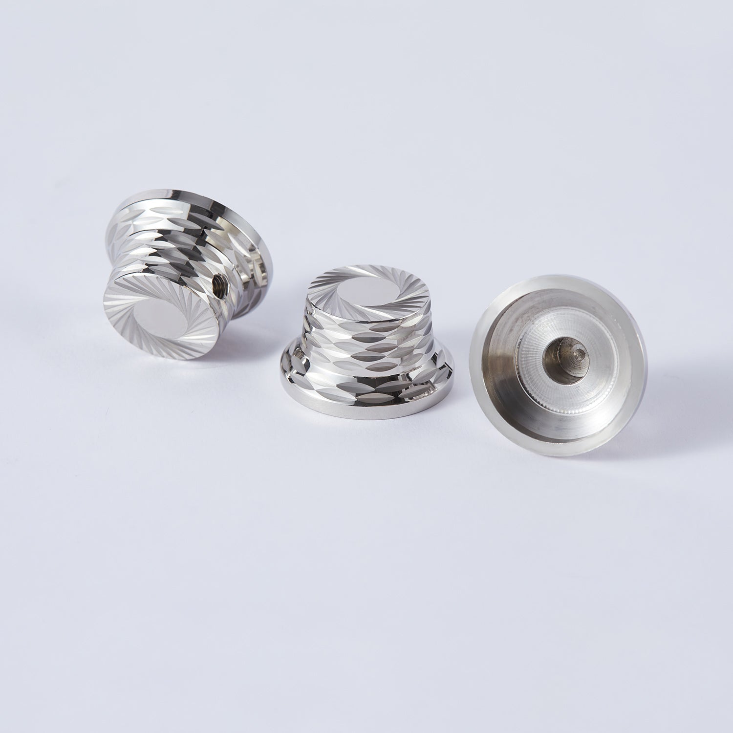 Sunflower Pattern Metal Control Knob Dia. 6mm for Electric Guitar & Bass | Guyker