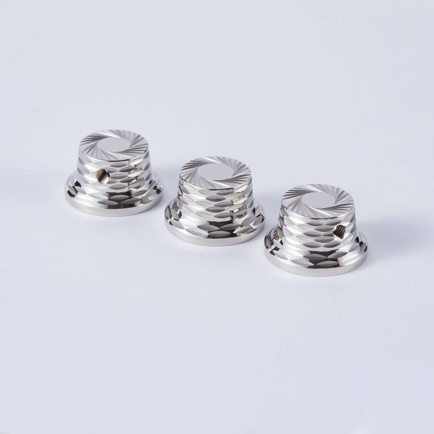Sunflower Pattern Metal Control Knob Dia. 6mm for Electric Guitar & Bass | Guyker
