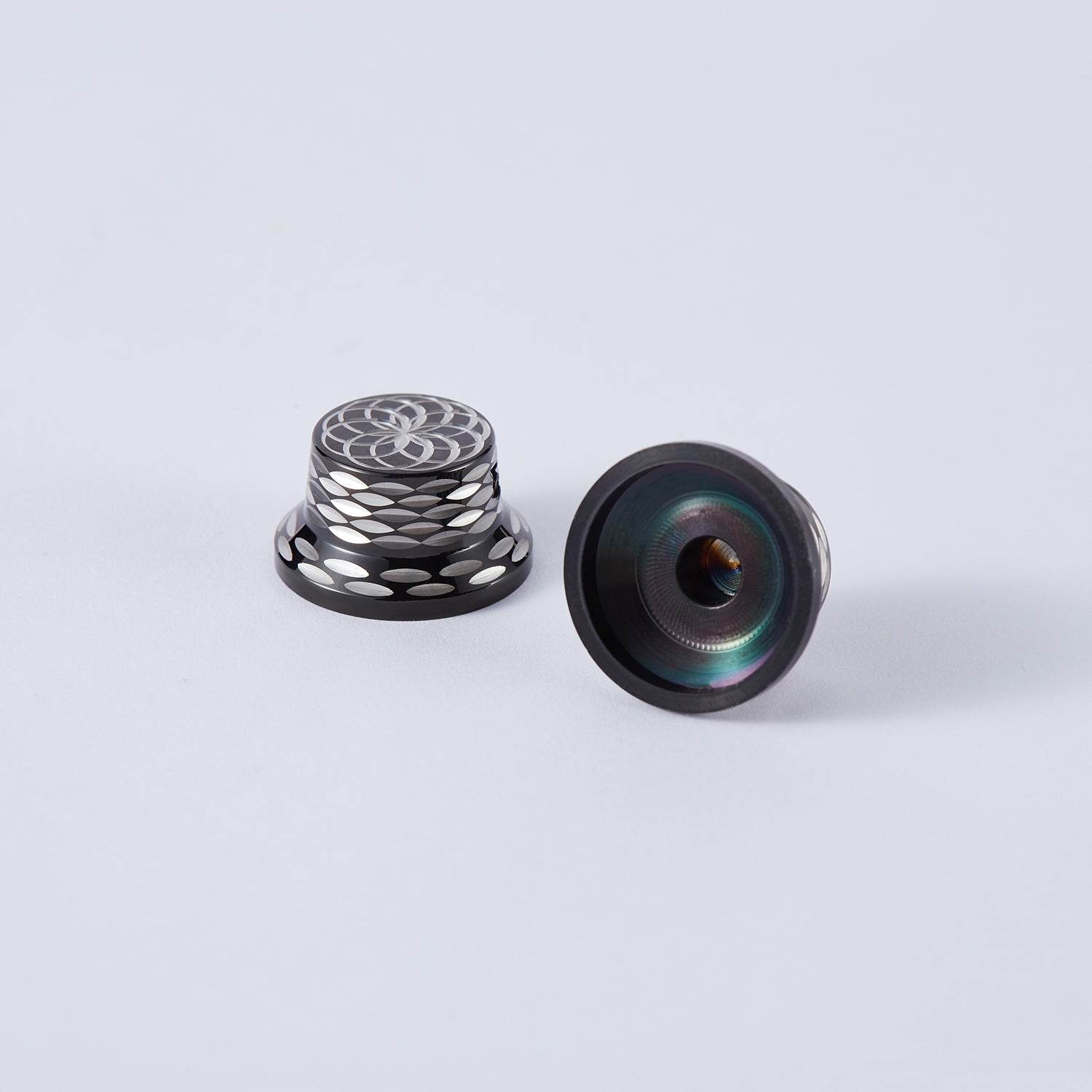 Sunflower Pattern Metal Control Knob Dia. 6mm for Electric Guitar & Bass | Guyker