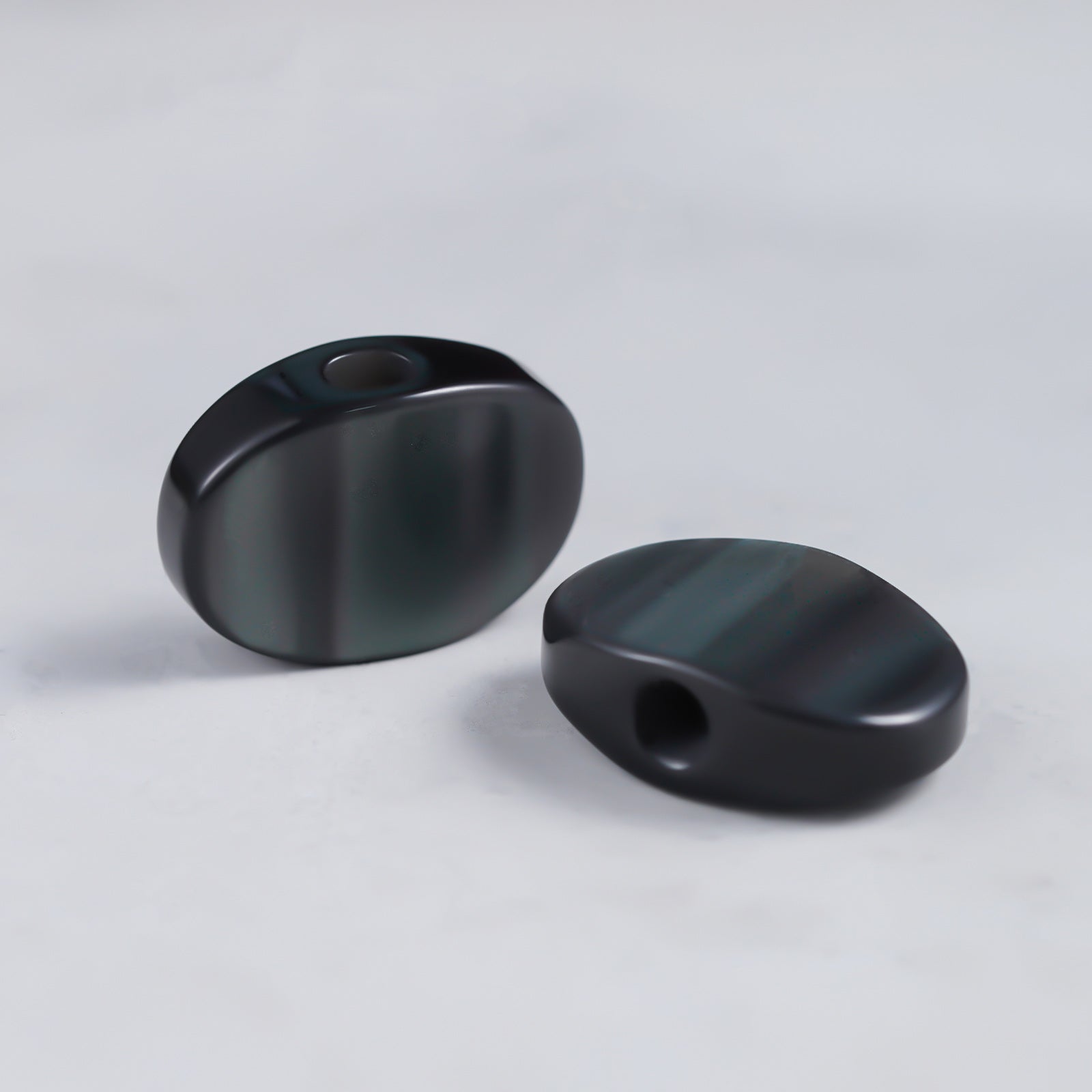 TB-005 Guyker Tuning Peg Buttons Stripe Black For Electric Guitar