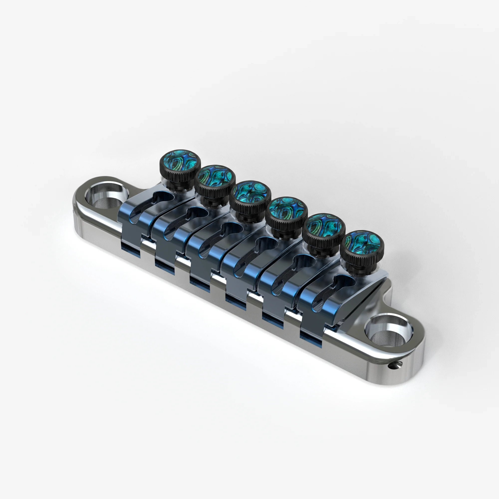 Guyker TP2X Adjustable Fine-Tuning Zinc Alloy Tailpiece for Electric Guitar