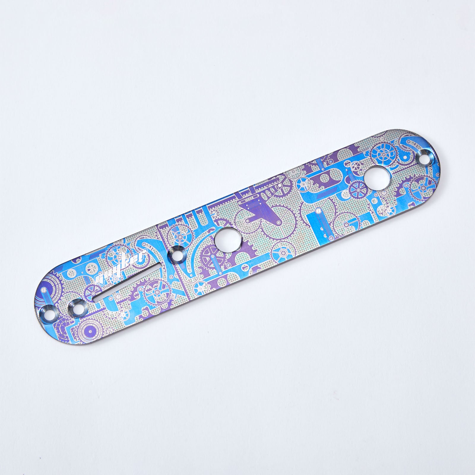 Titanium Alloy Control Plate Knob with Mechanical Pattern – Guitar TL/FD Parts | Guyker