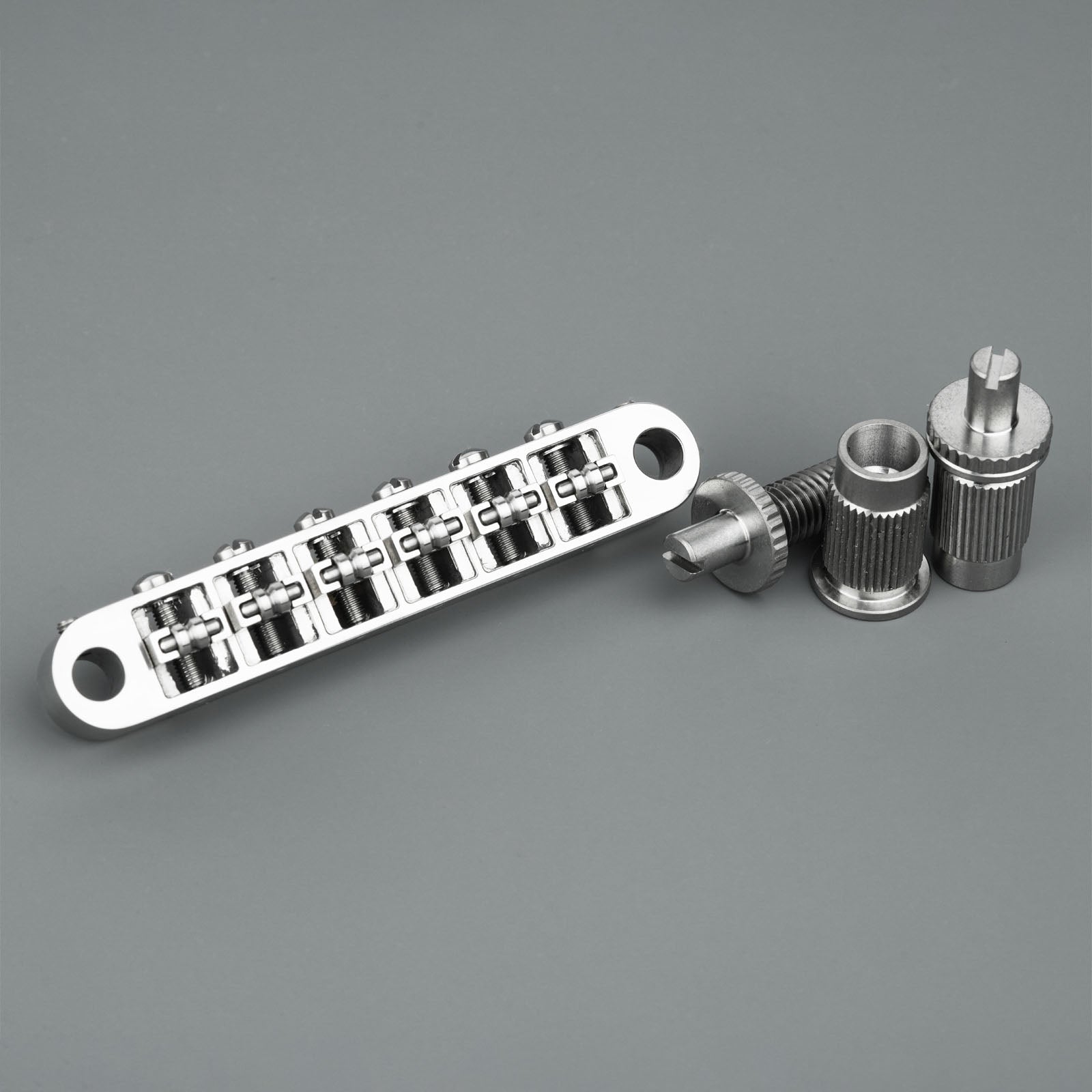 Titanium Tune-O-Matic Bridge & Tailpiece Set Guyker