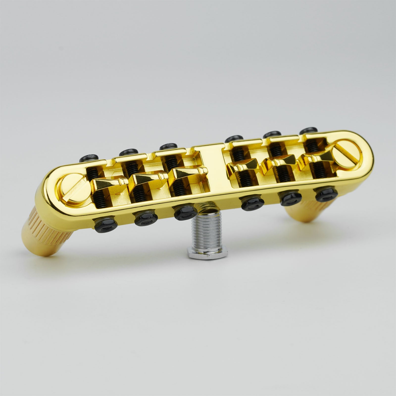 Tune-O-Matic Guitar Bridge 6 String 14 Inch Radius M8 Screws Guyker