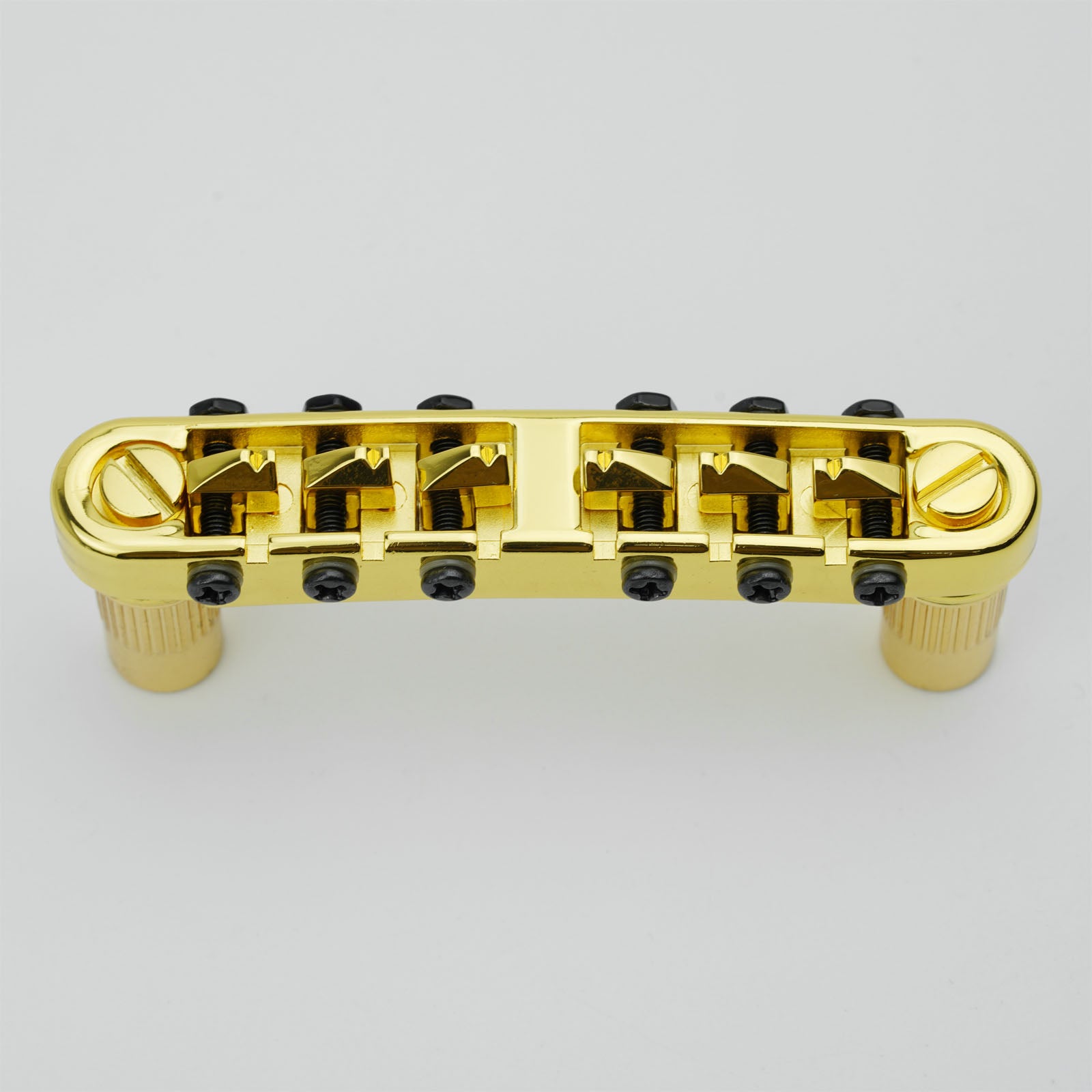 Tune-O-Matic Guitar Bridge 6 String 14 Inch Radius M8 Screws Guyker