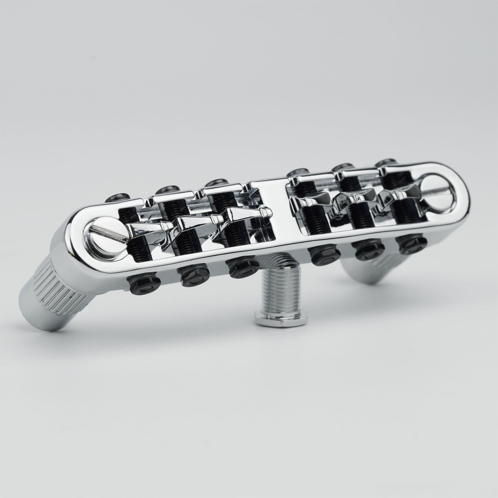 Tune-O-Matic Guitar Bridge 6 String 14 Inch Radius M8 Screws Guyker