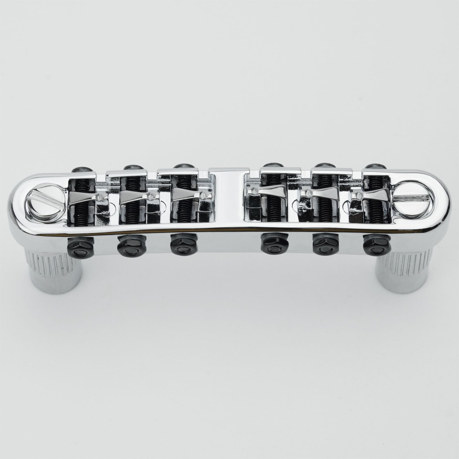 Tune-O-Matic Guitar Bridge 6 String 14 Inch Radius M8 Screws Guyker
