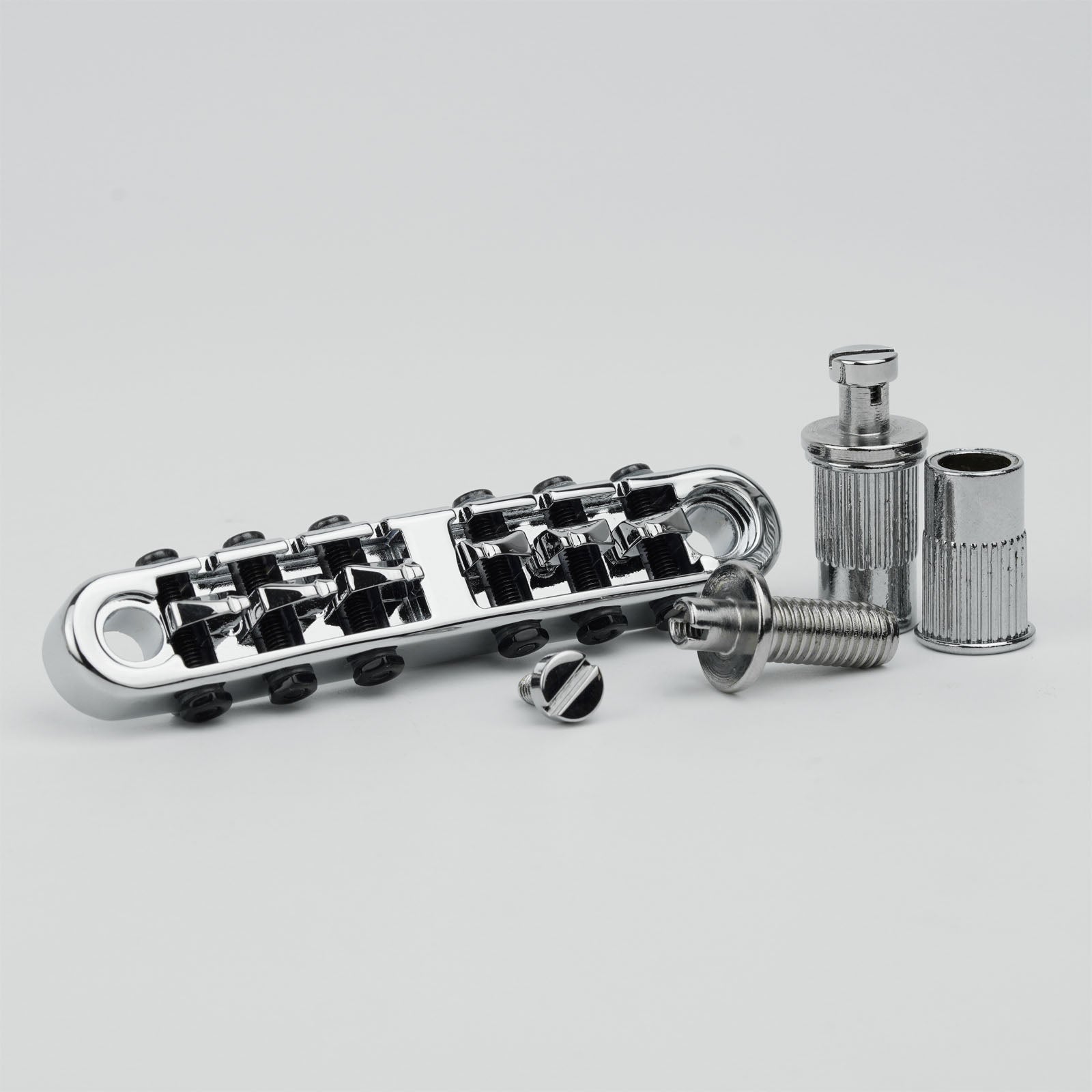 Tune-O-Matic Guitar Bridge 6 String 14 Inch Radius M8 Screws Guyker