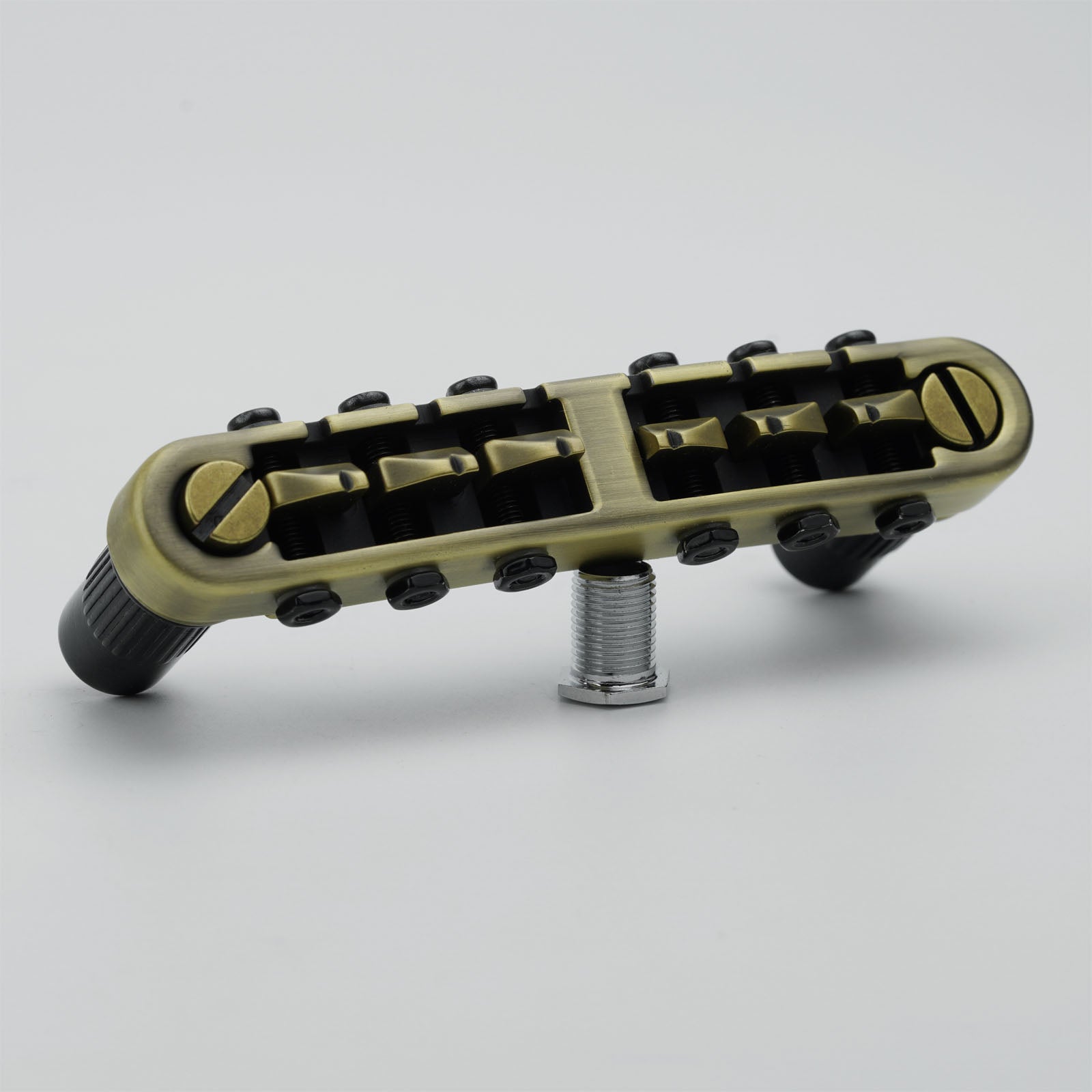 Tune-O-Matic Guitar Bridge 6 String 14 Inch Radius M8 Screws Guyker