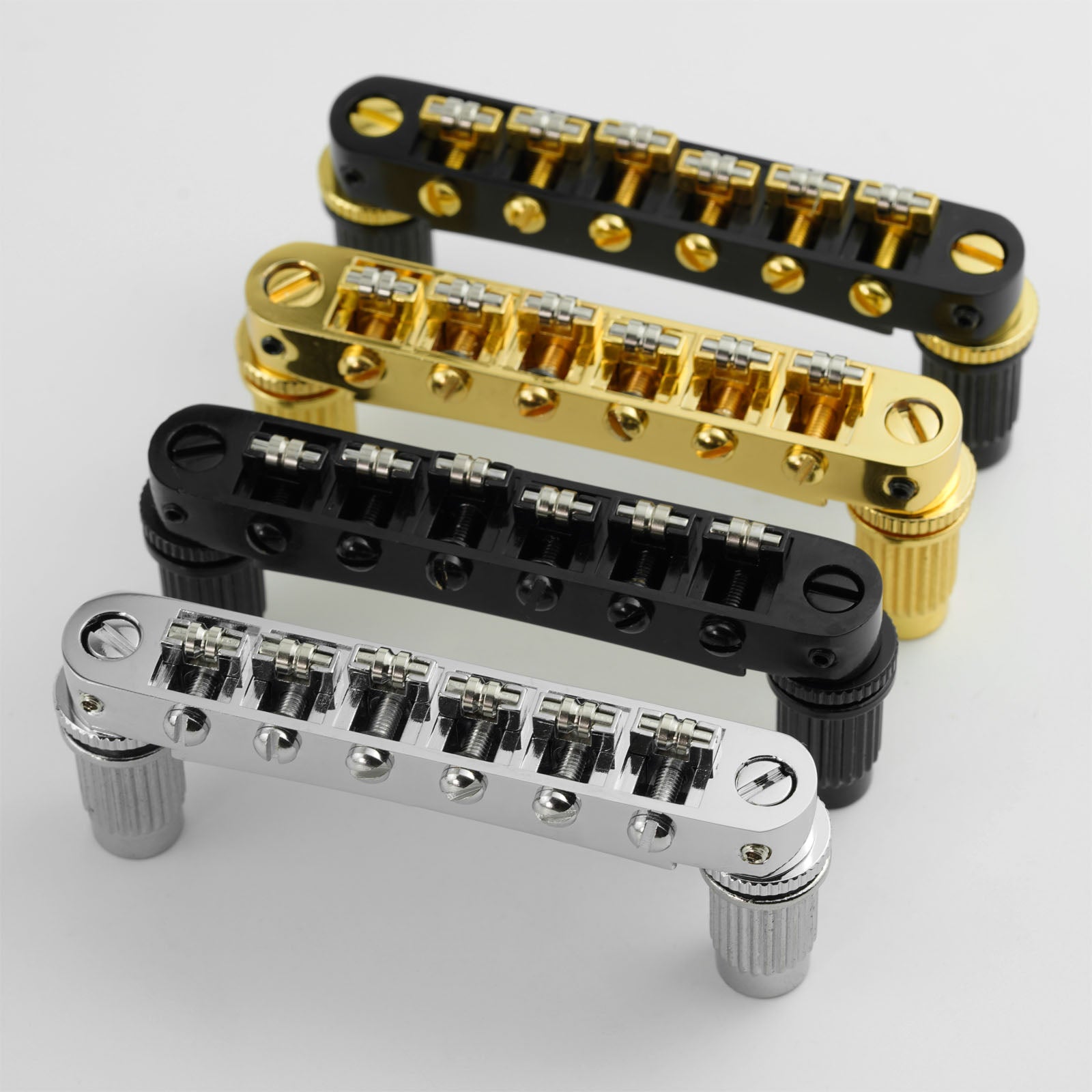 Tune-O-Matic Guitar Bridge – Roller Saddles for LP Guitars Guyker