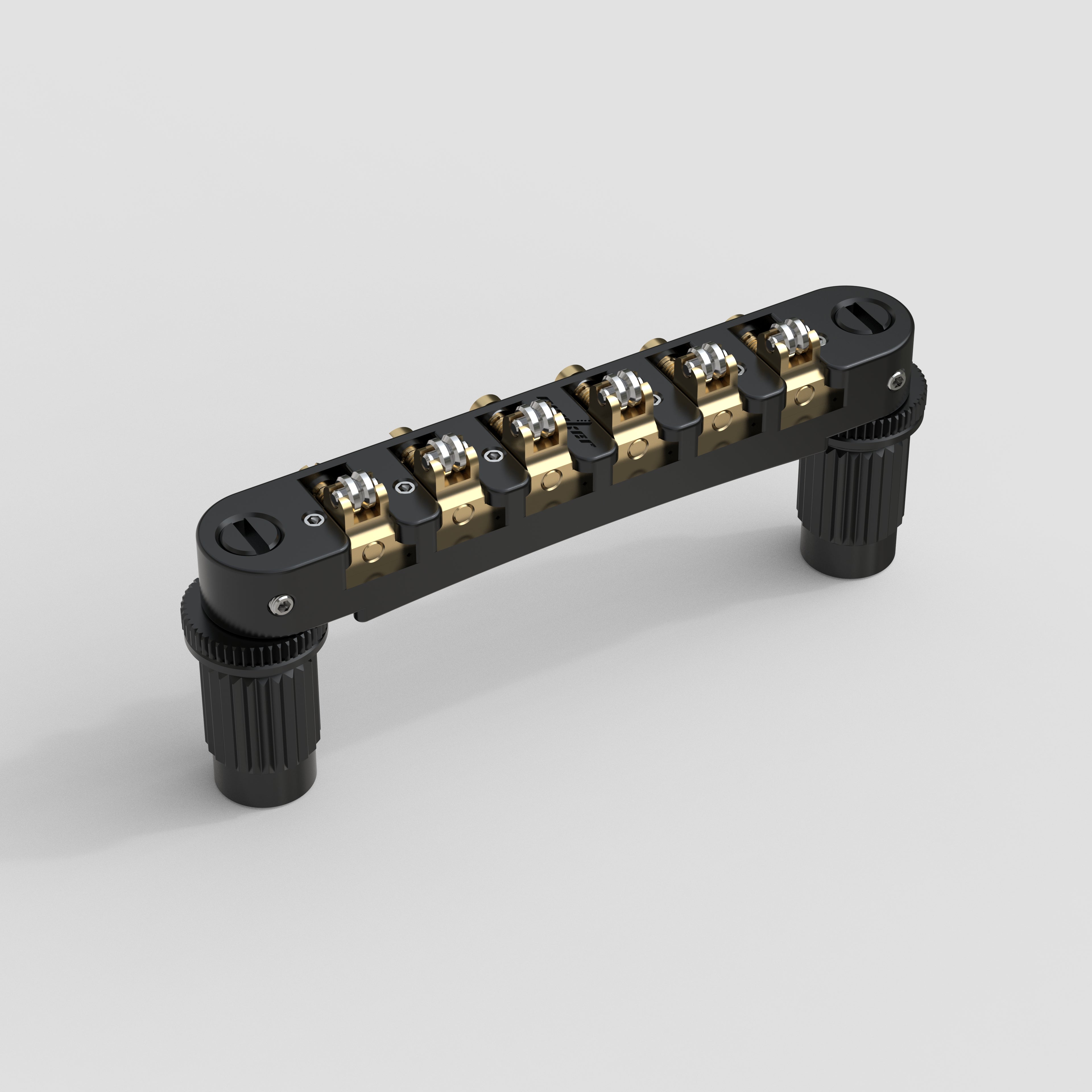 Tune-o-Matic Adjustable Roller Locking Bridge Zinc and Steel with M8 Screws Guyker