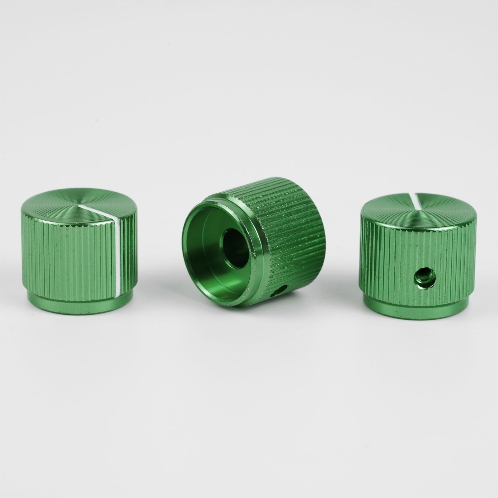 CKB001 1 Stück Aluminium Flachknopf für E-Bass 16MM*19MM*6.0MM Verfügbar in fünf Farben