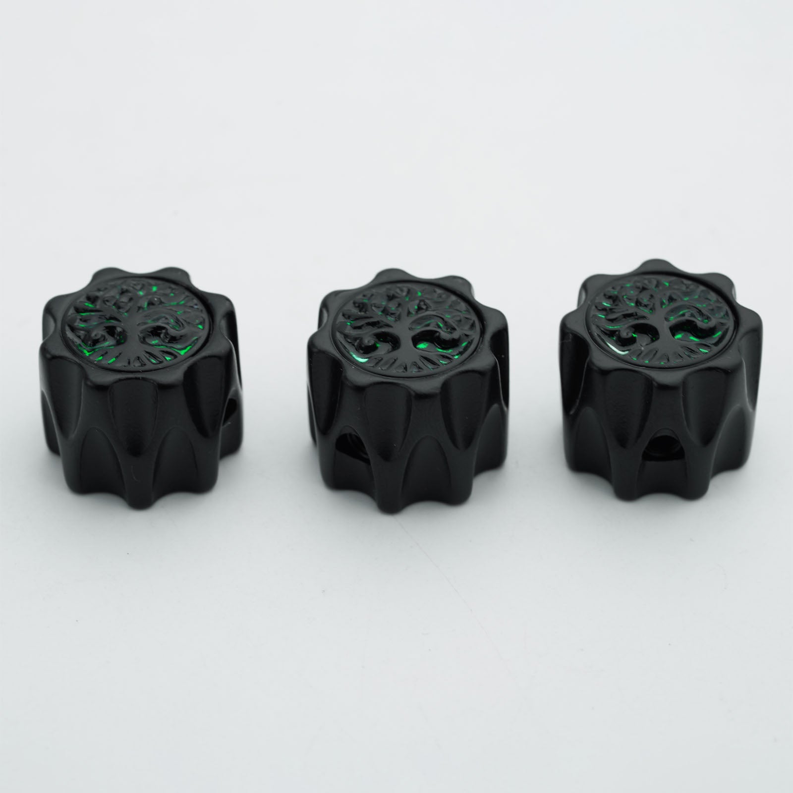 Zinc Alloy Control Knobs with Tree of Life Top Dia. 6.3mm for Electric Guitar & Bass | Guyker