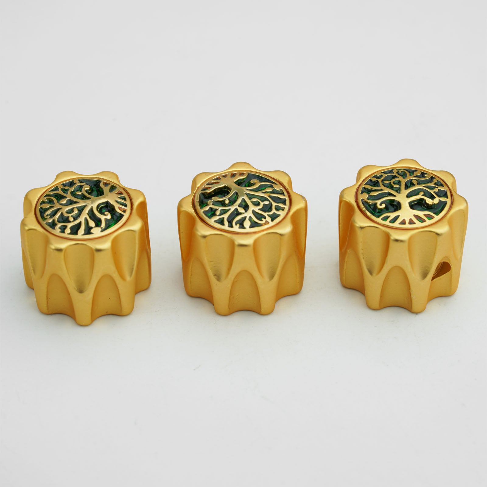 Zinc Alloy Control Knobs with Tree of Life Top Dia. 6.3mm for Electric Guitar & Bass | Guyker