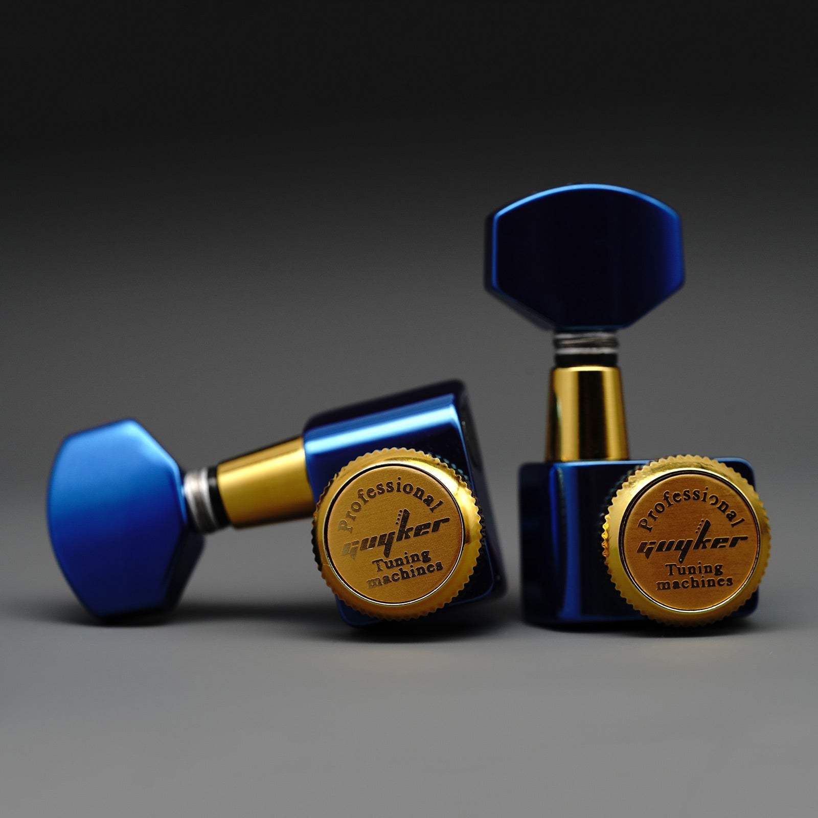 GUYKER GK-D-434SP Dopamine Color 6R In-line No Screws Locking Tuning Key Pegs - Guyker