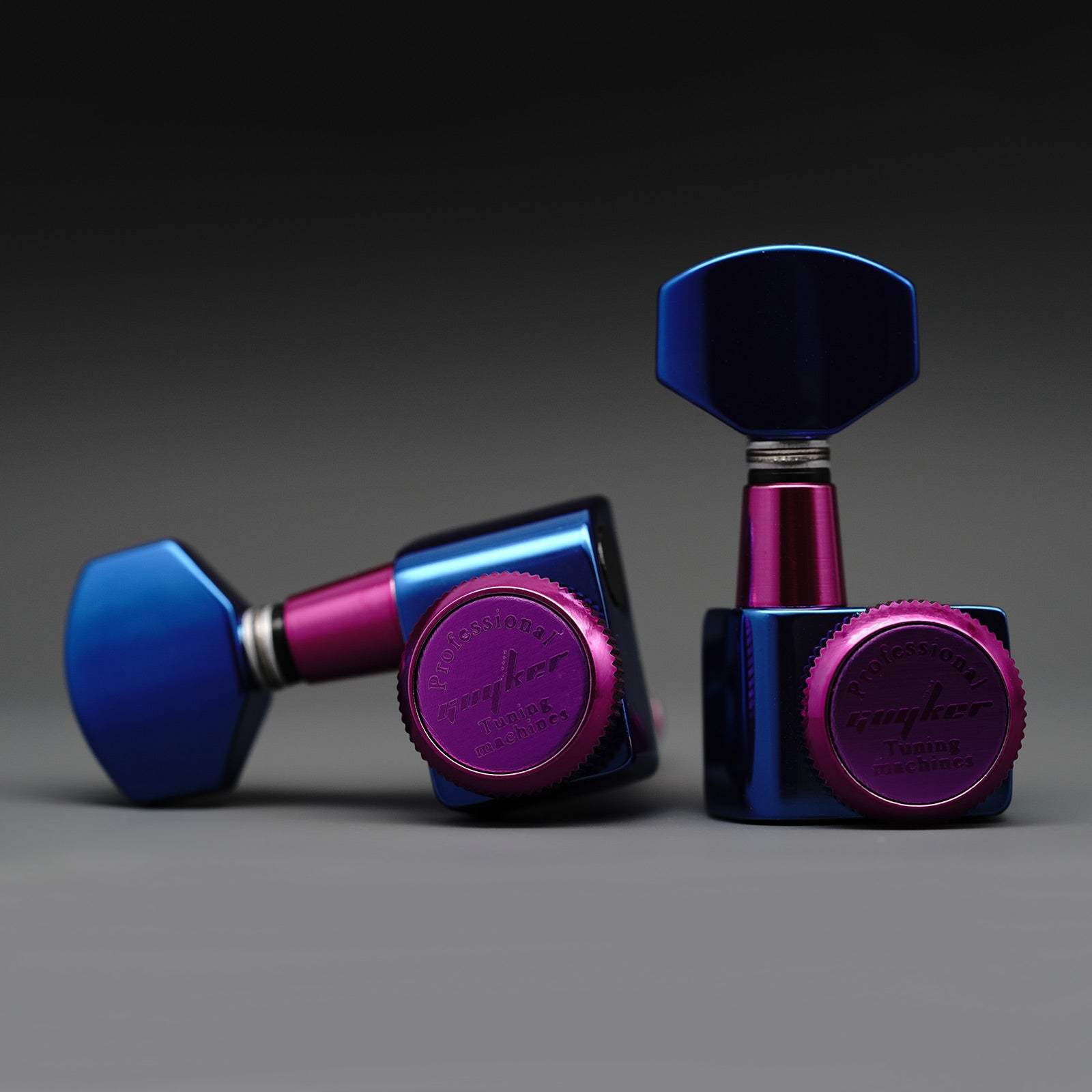 GUYKER GK-D-434SP Dopamine Color 6R In-line No Screws Locking Tuning Key Pegs - Guyker