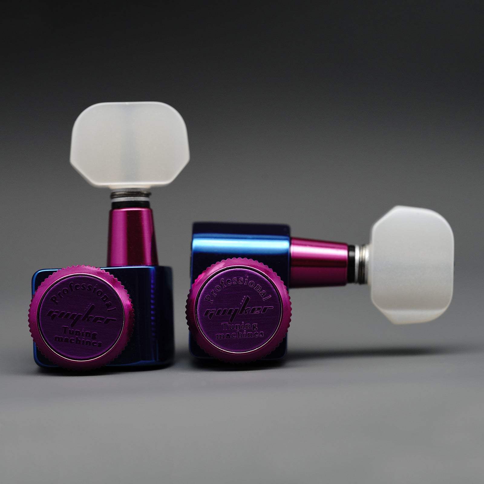 GUYKER GK-D-434SP Dopamine Color 6R In-line No Screws Locking Tuning Key Pegs - Guyker