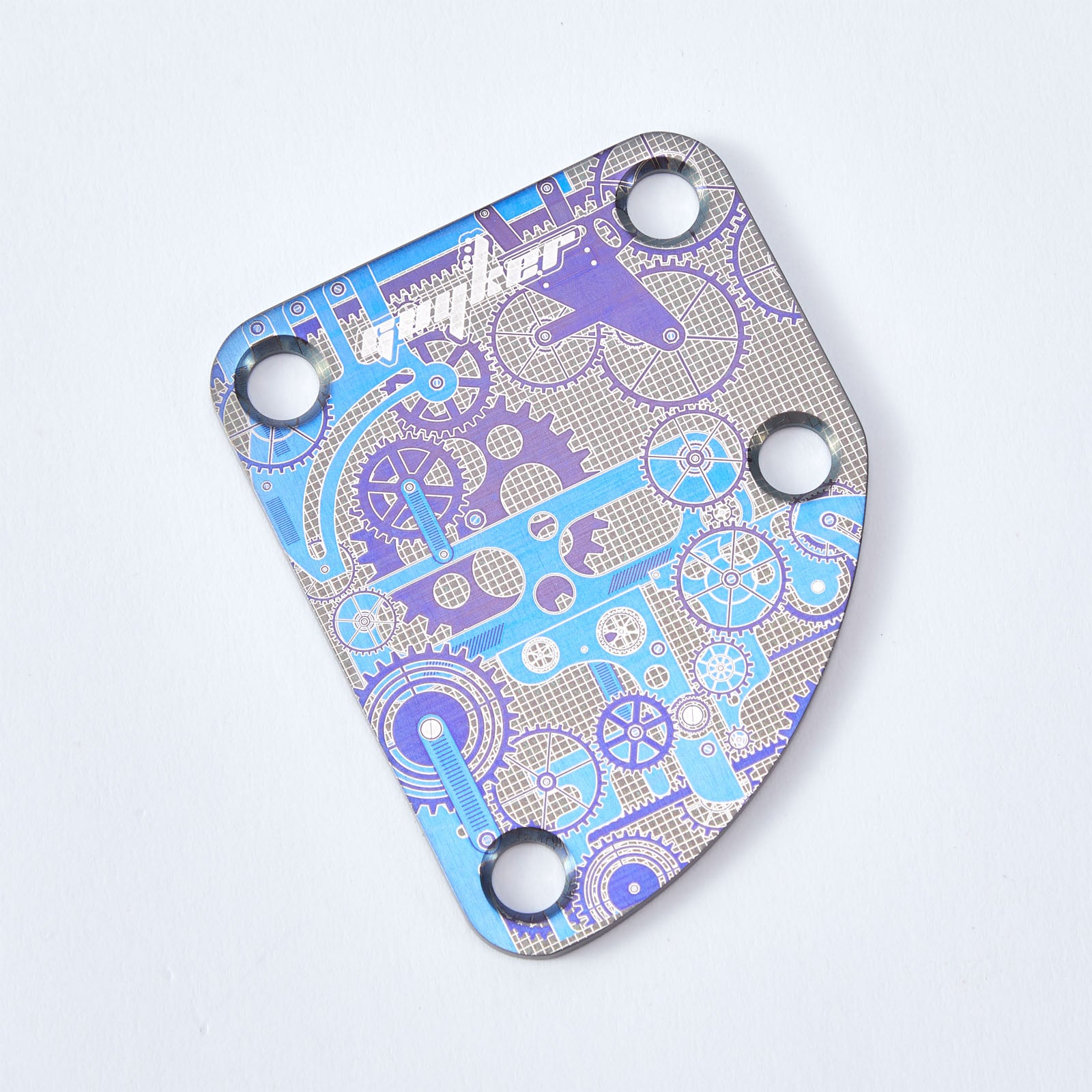 Guyker Electric Guitar Titanium Mechanical Alloy Control Plate Set For Fend TL