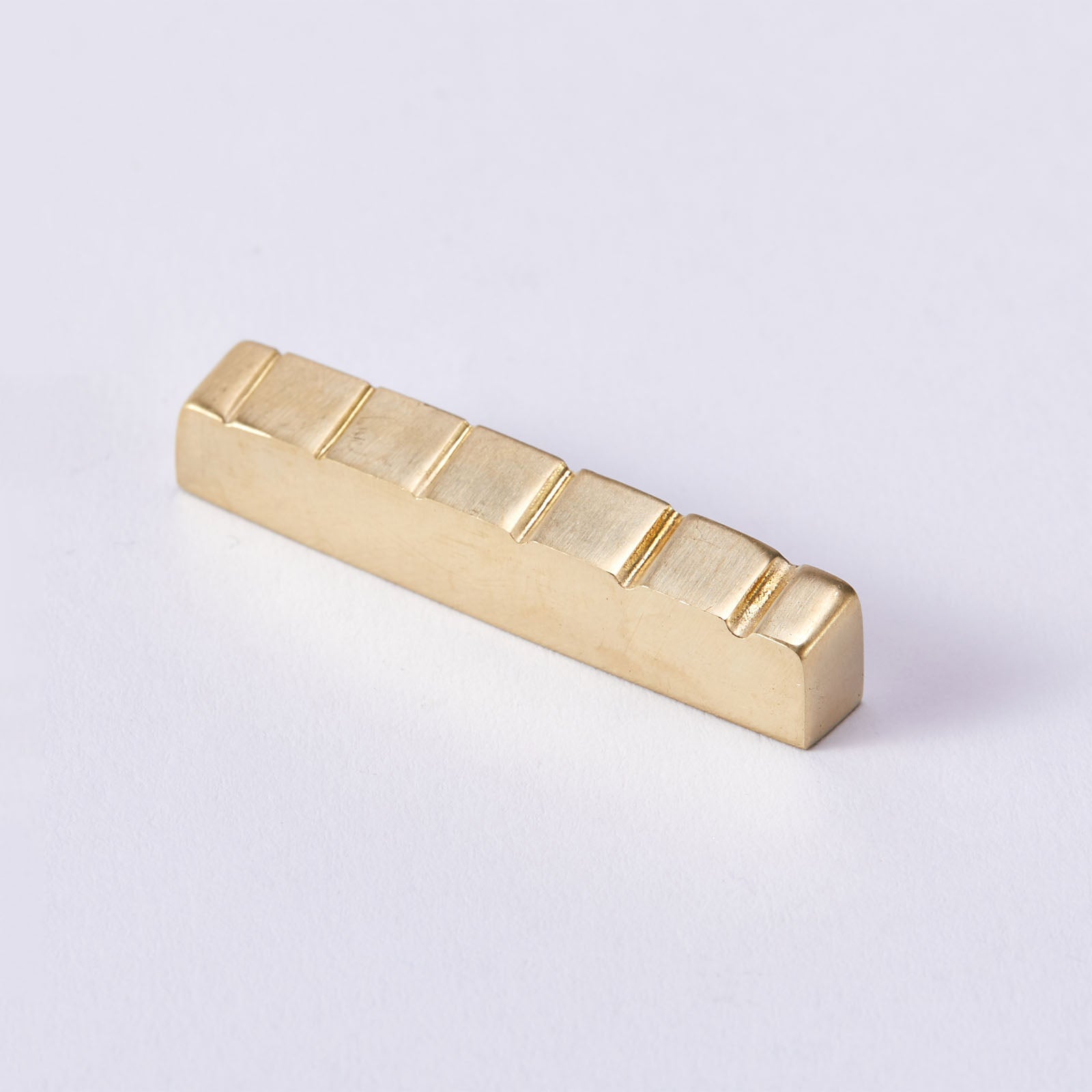 Guyker Pre-Slotted Brass Nut for 6-String Electric Guitar