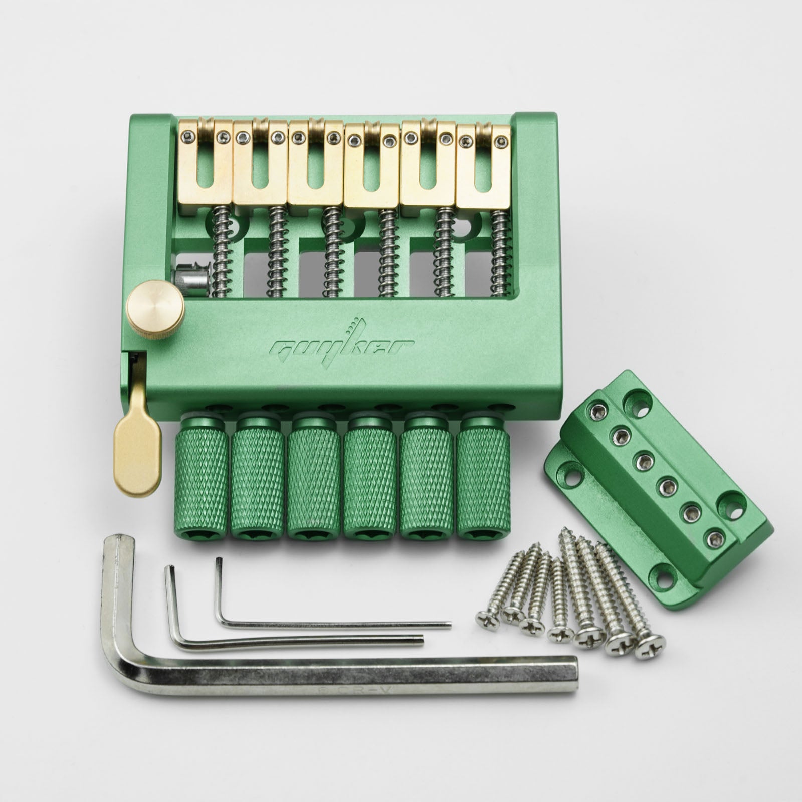 Guyker WAT001 CNC Headless Guitar Bridge for Electric Guitar - Drop D Function