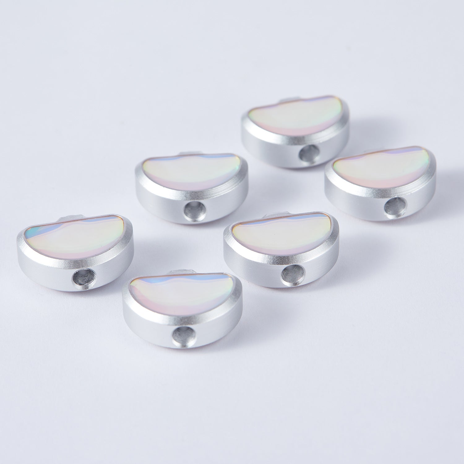 P05 Guyker White Tunner Buttons 6 PCs for Guitar