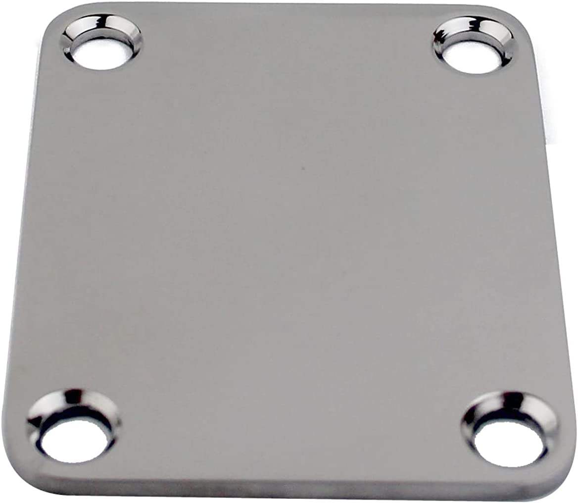 Guyker Titanium Alloy Electric Guitar Bass Neck Plate, Neck Joint Plate, NeckPlate Replacement Part - Guyker