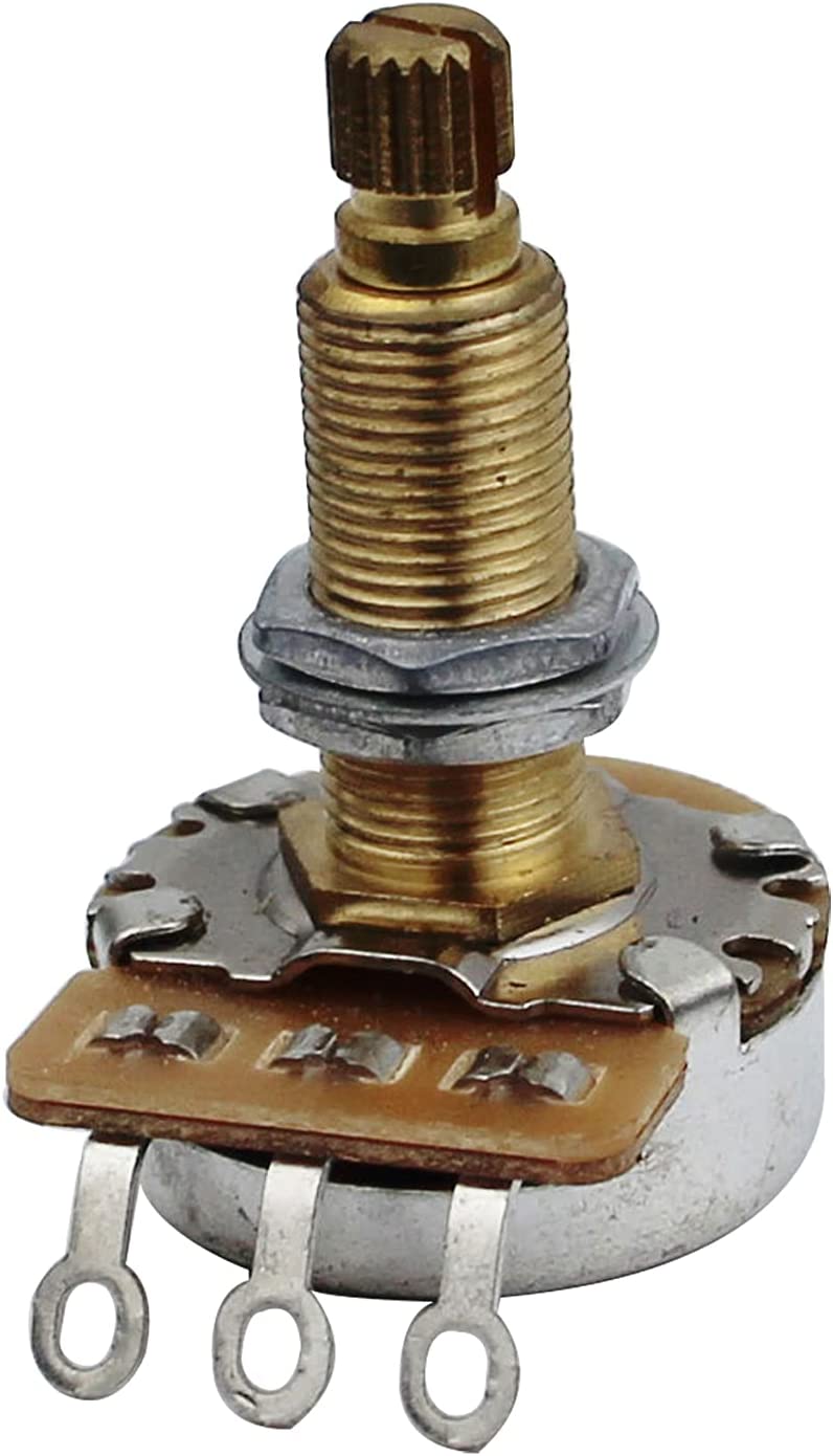 A250K Brass Split Shaft Volume Potentiometer--Guyker