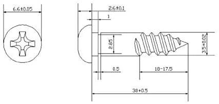 Notched Mounting Screws for Tremolo Bridge Saddles | Guyker