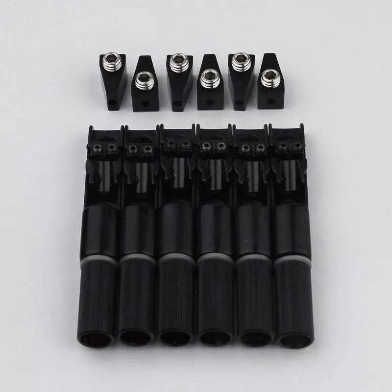 Guyker Single String Fan Guitar Bridge – Headless Fixed Fanned Bridges Set