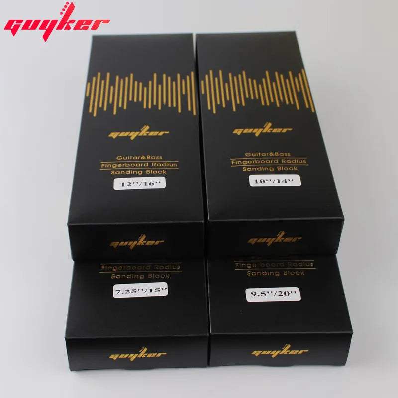 Tool-SandingBlock Two-Way Radius Sanding Block for Fret Leveling Fingerboard - Guyker