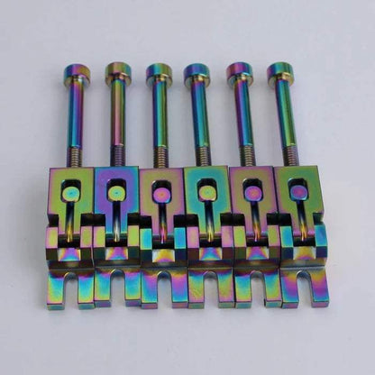 FR-SUS6ps Steel Bridge Saddles - Compatible with Floyd Rose FR Tremolo System - Guyker