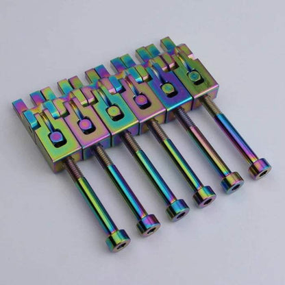 FR-SUS6ps Steel Bridge Saddles - Compatible with Floyd Rose FR Tremolo System - Guyker