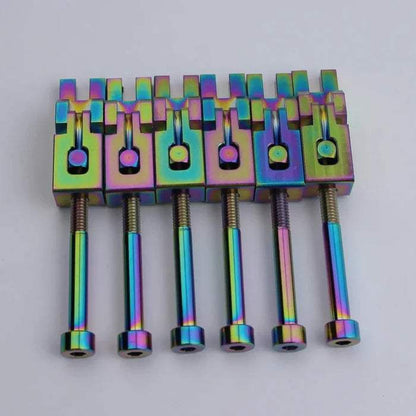 FR-SUS6ps Steel Bridge Saddles - Compatible with Floyd Rose FR Tremolo System - Guyker