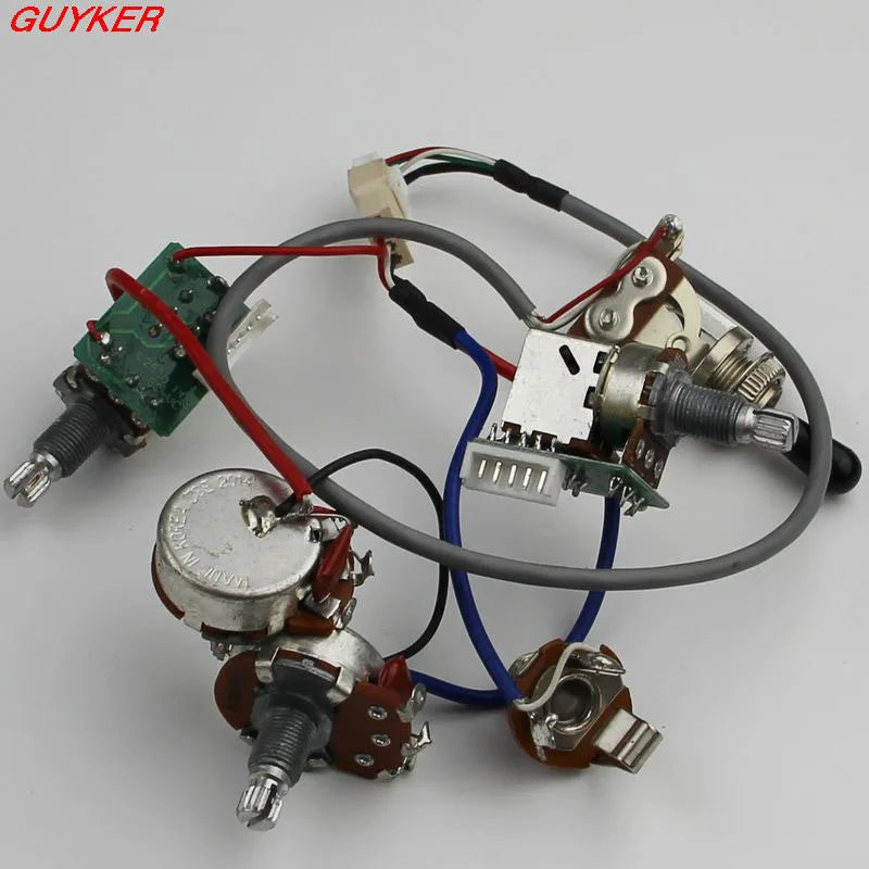 GUYKER PRO Wiring Harness Push Pull Switch Potentiometers No Welding For LP SG Guitar